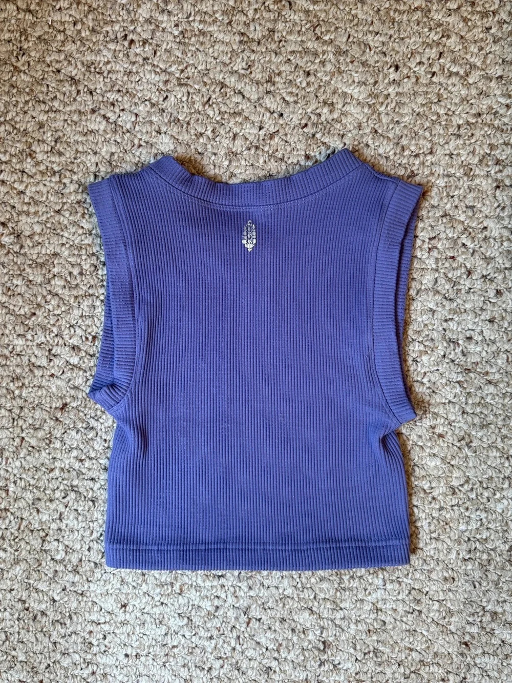 Free People Girls' Ribbed Tank Top - Lavender Purple